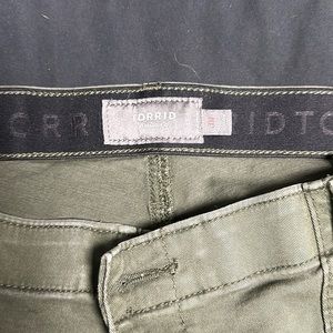 Torrid green jeans